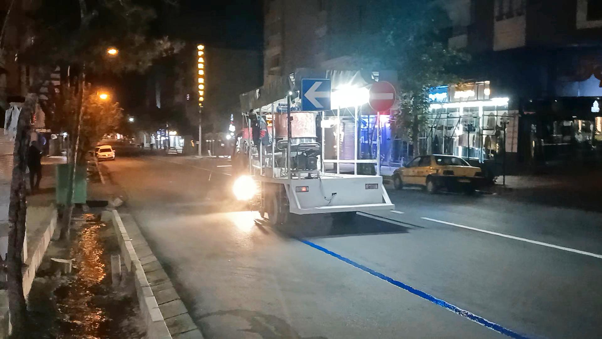 🔺 اجرای خط‌کشی‌های جدید در خیابانهای سبزوار